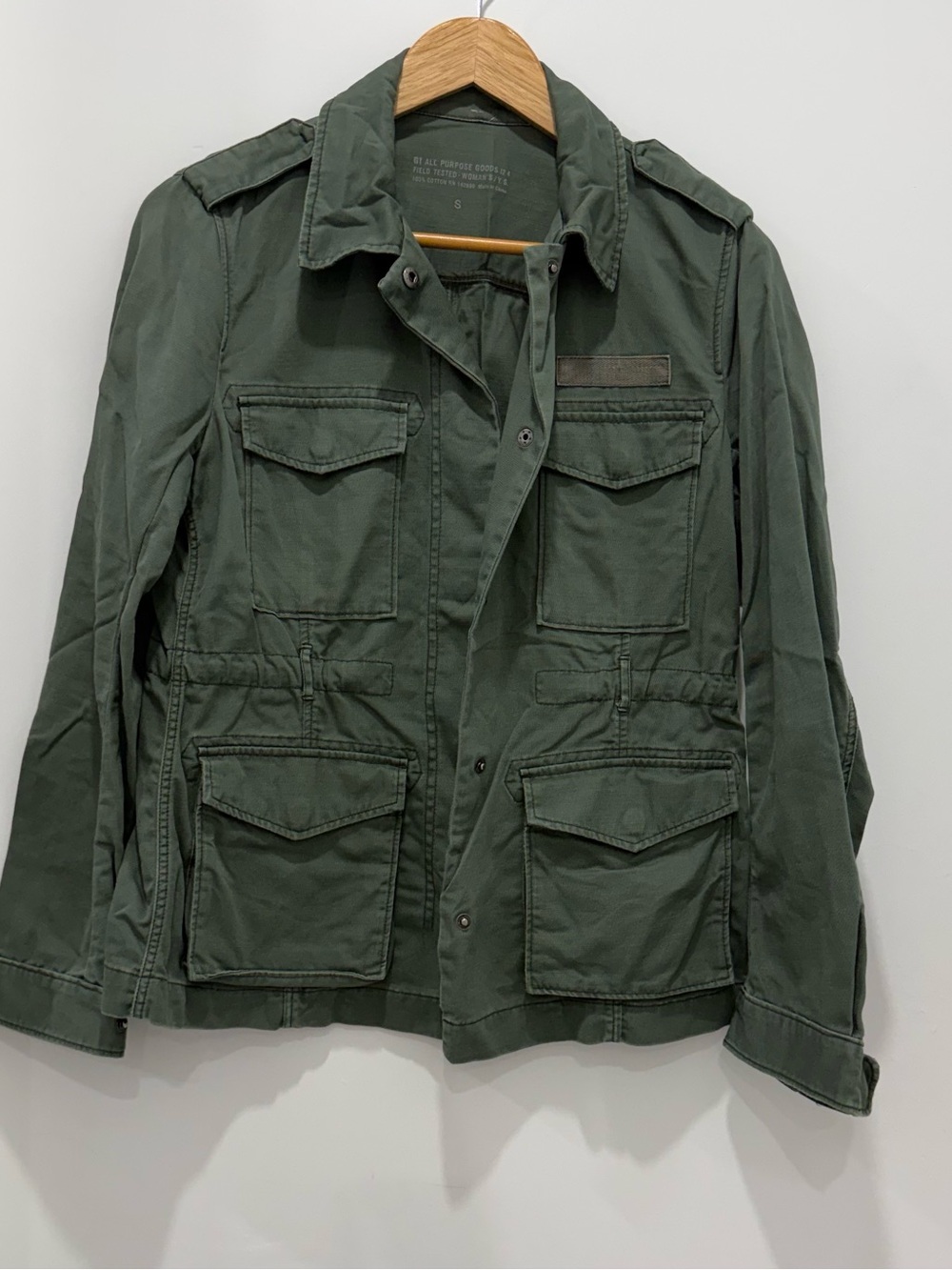 Anthropologie G1 Jane Army Green Military Style Jacket S